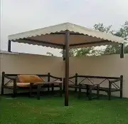 مظلات سواتر مظلات حدائق مظلات هرمي 10