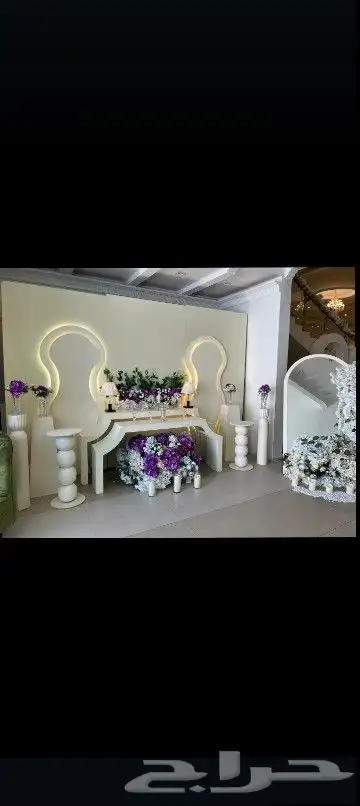 طاولات استقبال محل حفلات 0