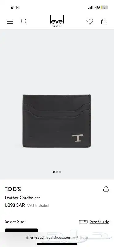 محفظة من Tods جديده اصلية 0
