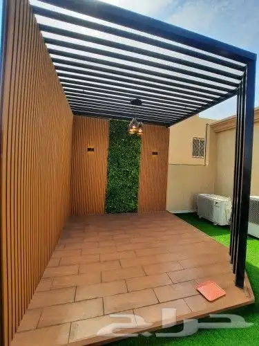 تنسيق حدائق مظلات وشلالات 0