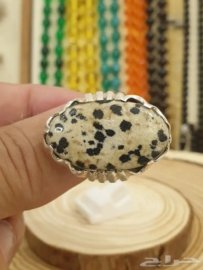 خاتم بحجر المراد راهي صياغة بحرينيه 1