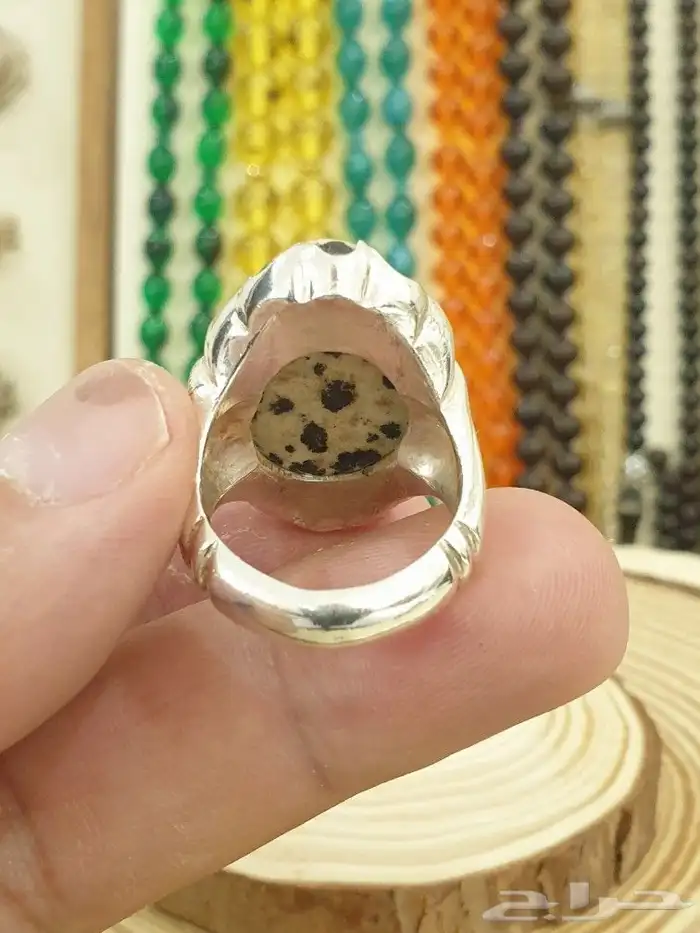 خاتم بحجر المراد راهي صياغة بحرينيه 7