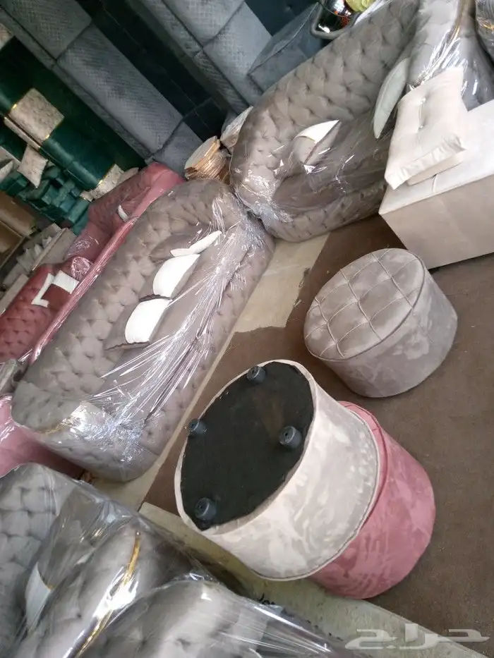 مجالس كنبات جاهزه ومساند جاهز مقاس وباطرمه جاهز 30