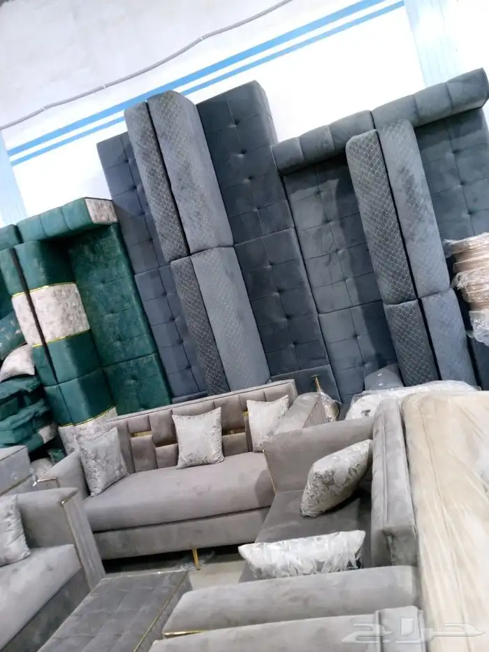 مجالس كنبات جاهزه ومساند جاهز مقاس وباطرمه جاهز 2