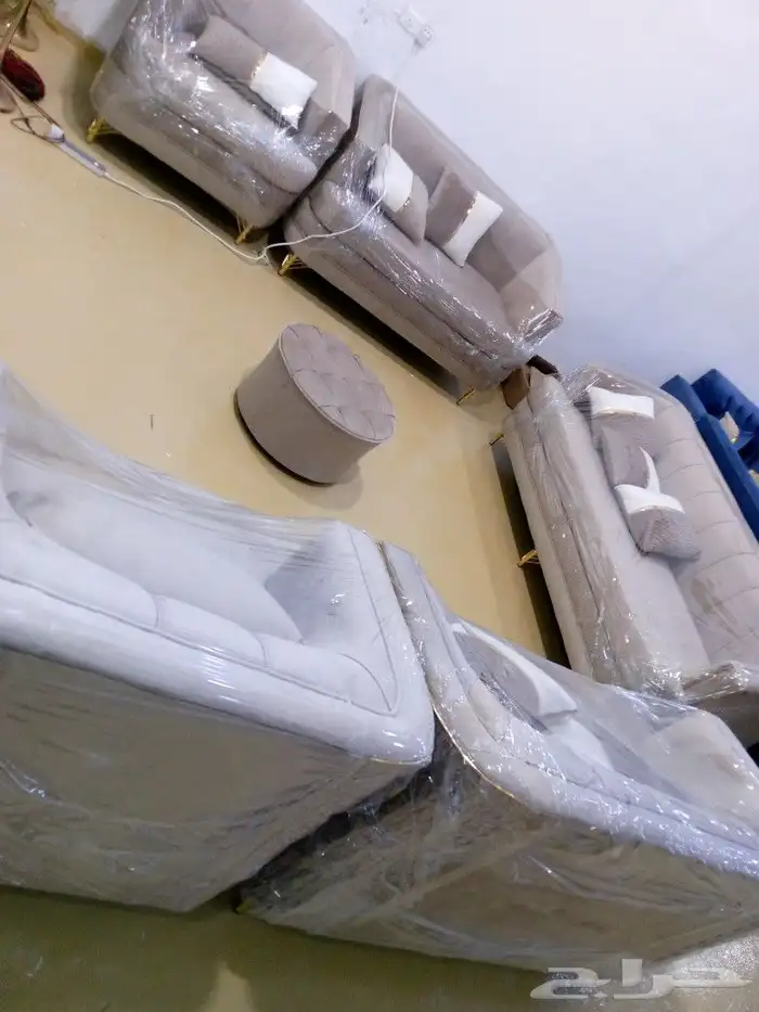 مجالس كنبات جاهزه ومساند جاهز مقاس وباطرمه جاهز 17