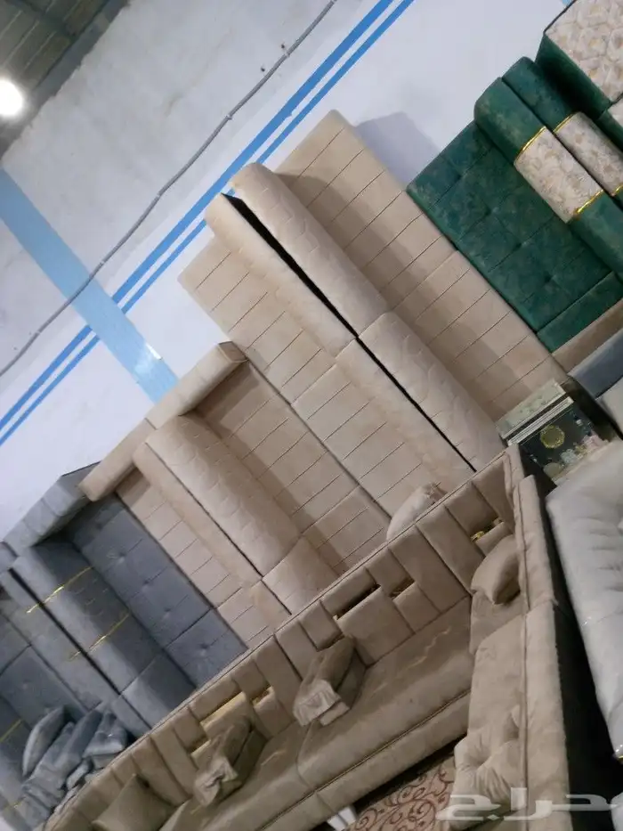 مجالس كنبات جاهزه ومساند جاهز مقاس وباطرمه جاهز 4