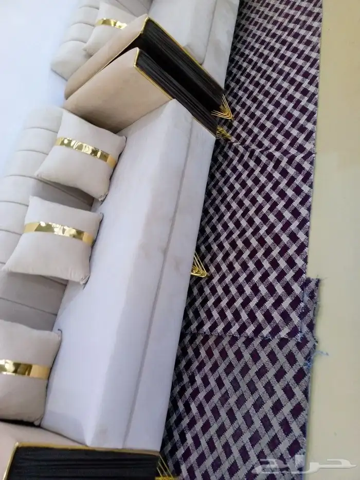 مجالس كنبات جاهزه ومساند جاهز مقاس وباطرمه جاهز 11