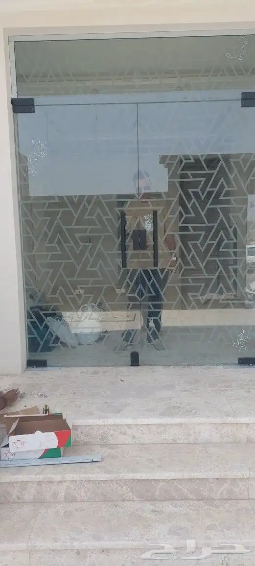 ابواب زجاج محلات  باب قزاز ص انة  باب قزاز  تفص ل باب زجاج 2