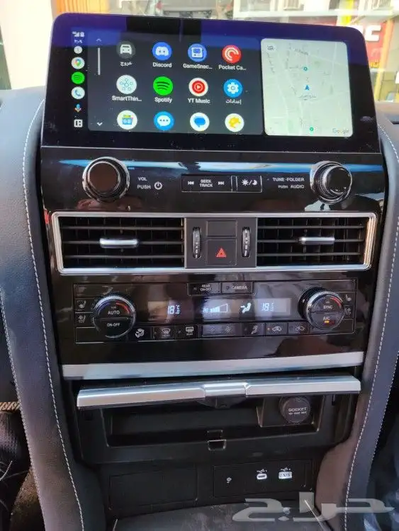 شاشة باترول 2024 بنظام الاندرويد والابل كاربلاي 3