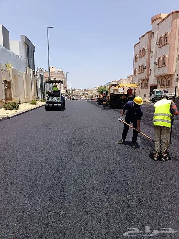 اعمال اسفلت الطايف موسسه خالد ال محبوب 1