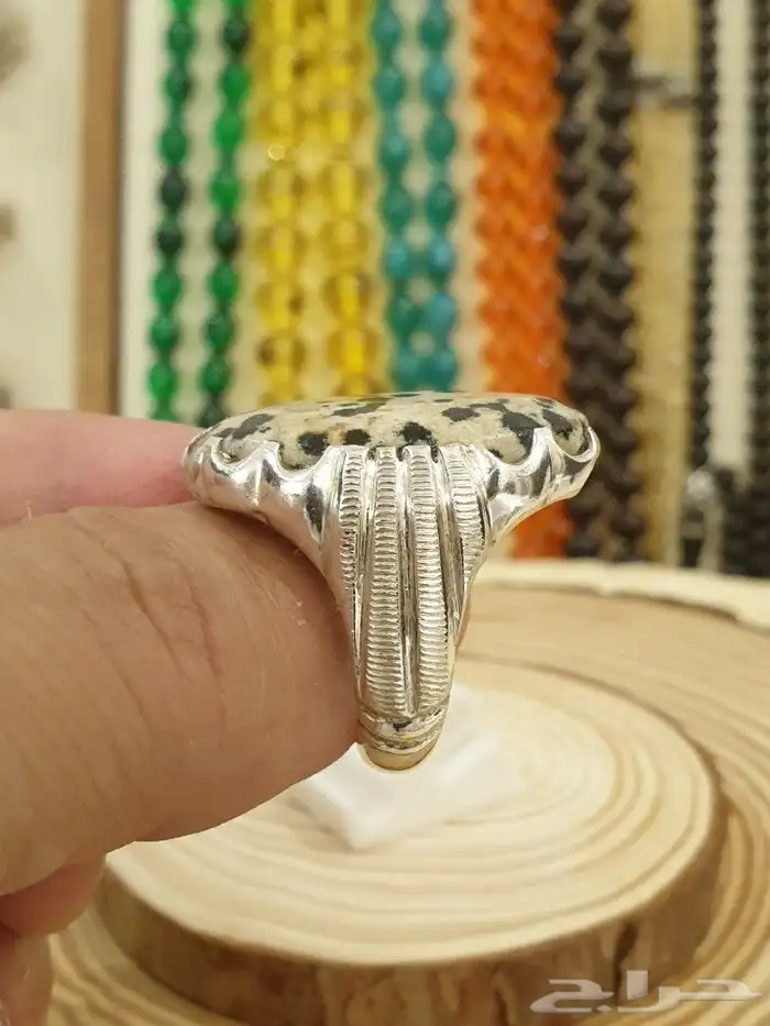 خاتم بحجر المراد راهي صياغة بحرينيه 4