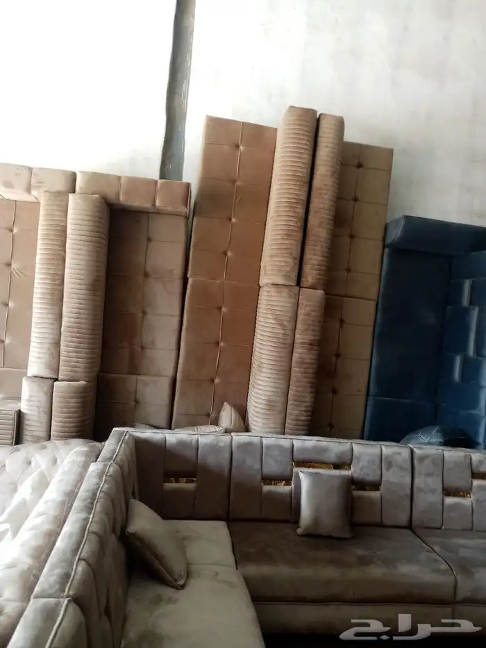 مجالس كنبات جاهز 4  5 و4  4 وباطرمه جاهز 4ف4 و4 في 5 ومساند 11