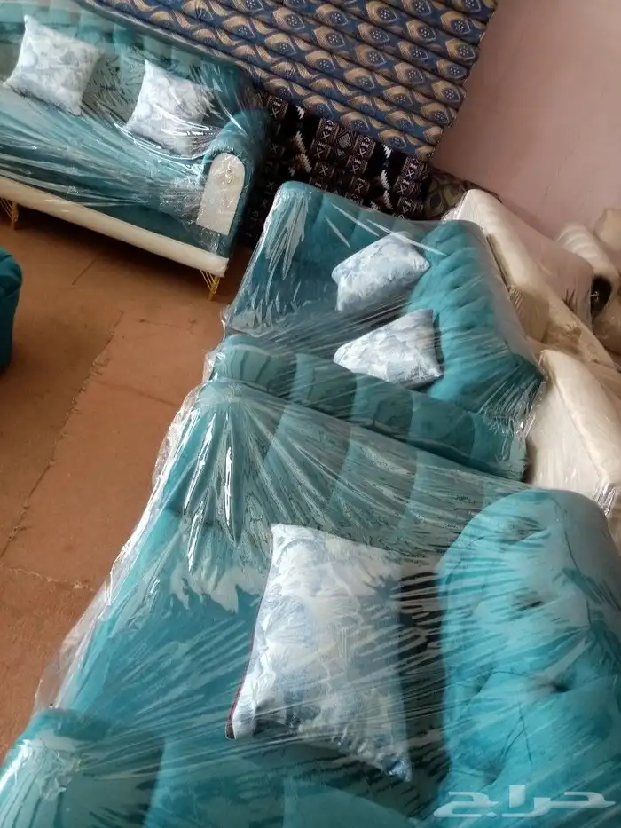 مجالس كنبات جاهز 4  5 و4  4 وباطرمه جاهز 4ف4 و4 في 5 ومساند 29