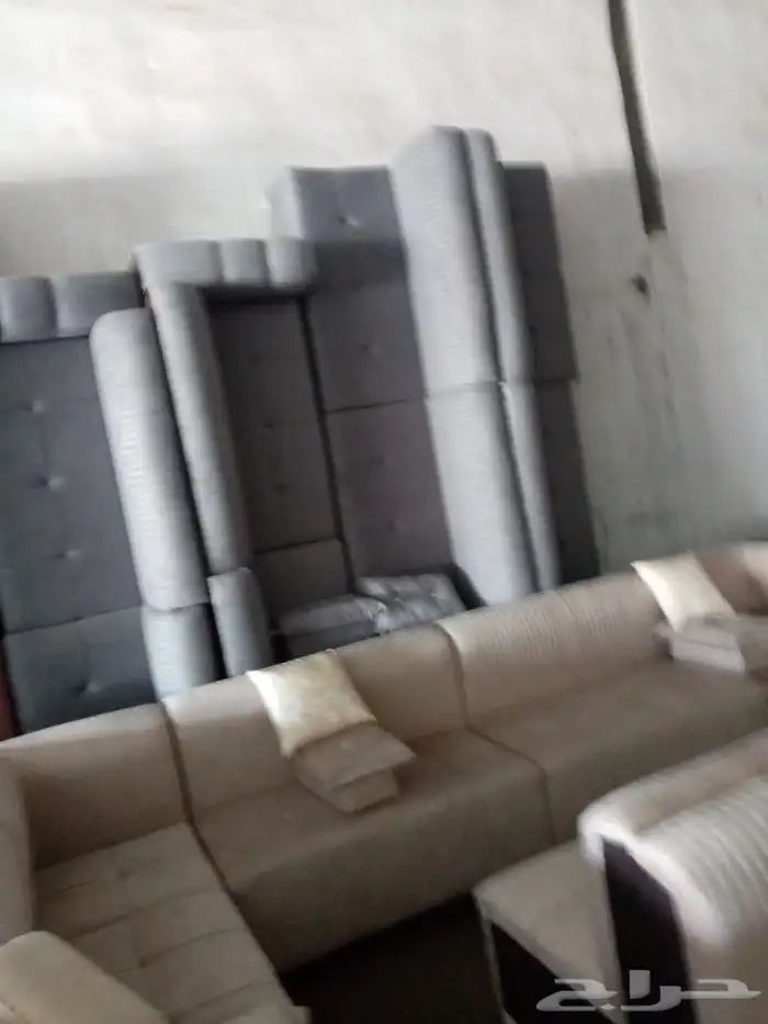 مجالس كنبات جاهز 4  5 و4  4 وباطرمه جاهز 4ف4 و4 في 5 ومساند 26