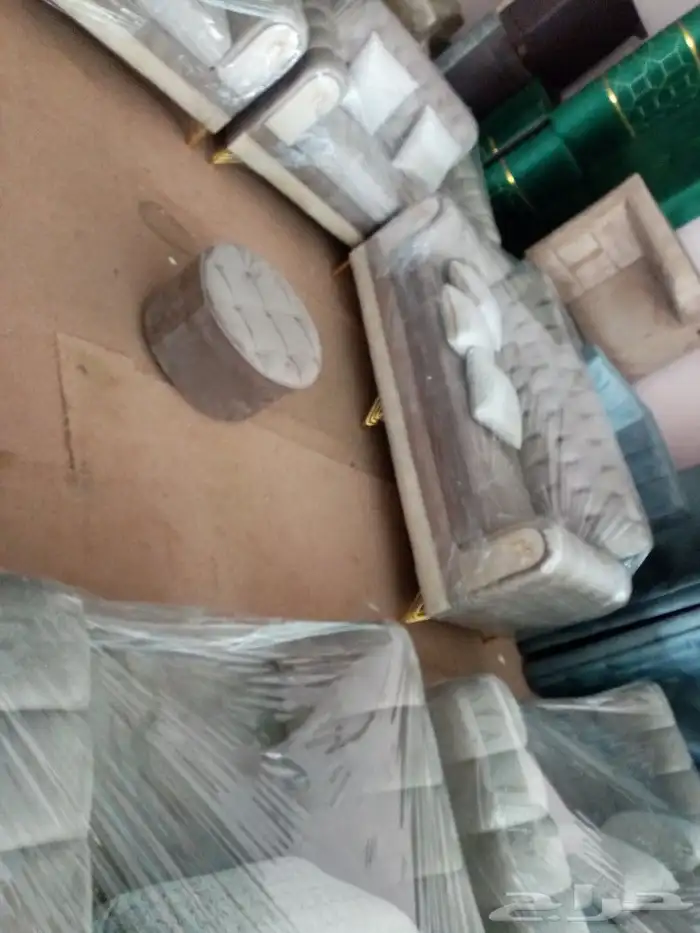 مجالس كنبات جاهز 4  5 و4  4 وباطرمه جاهز 4ف4 و4 في 5 ومساند 4