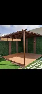 حداده عامة قرميد ومظلات دكور ومظلات سيارات وسواتر 6