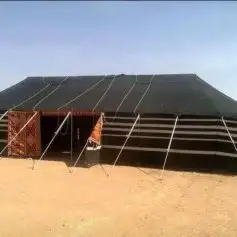بيوت شعر وطرابيل ماء و يوجد ظلال غنم ويوجد 9
