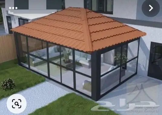 حداده عامة قرميد ومظلات دكور ومظلات سيارات وسواتر 12