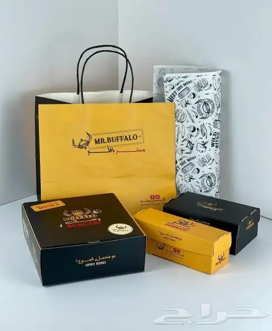 طباعة أكياس طباعة أكواب كروت فواتير ستيكر بنر رول أب مطاعم 8