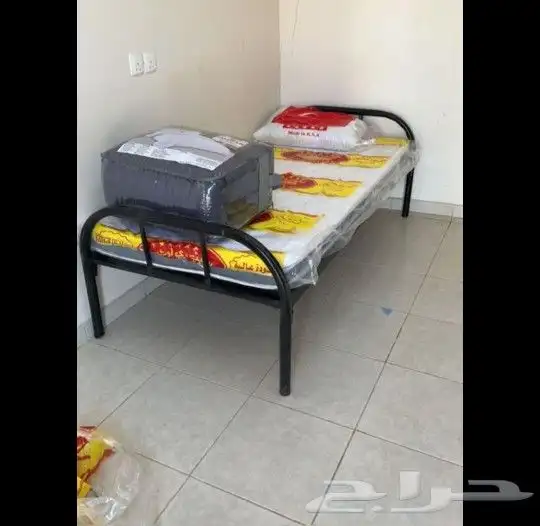 متوفر لدينا سرير دورين ب180 سرير دور واحد ب120 سرير حديد مقا 6