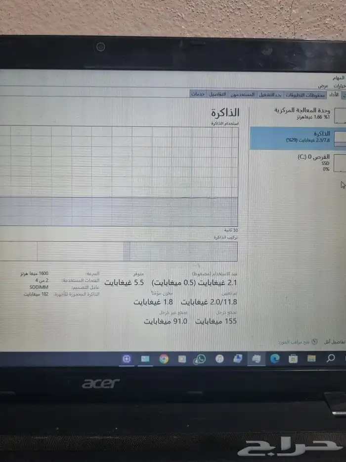 لابتوب ايسر معالج i7 للبيع 6
