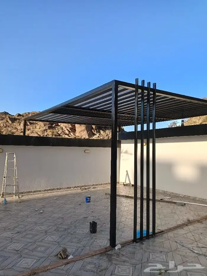 حداده عامة قرميد ومظلات دكور ومظلات سيارات وسواتر 8