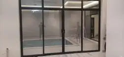 المنيوم واجهات درايش سحاب زجاج شتر باب ابواب المنيوم 5