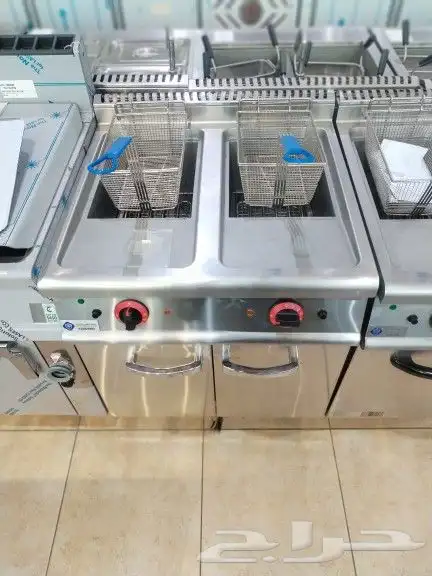 قلاية بطاطس دولابي حوضين كهرباء 3 فاز 380 فولت 1