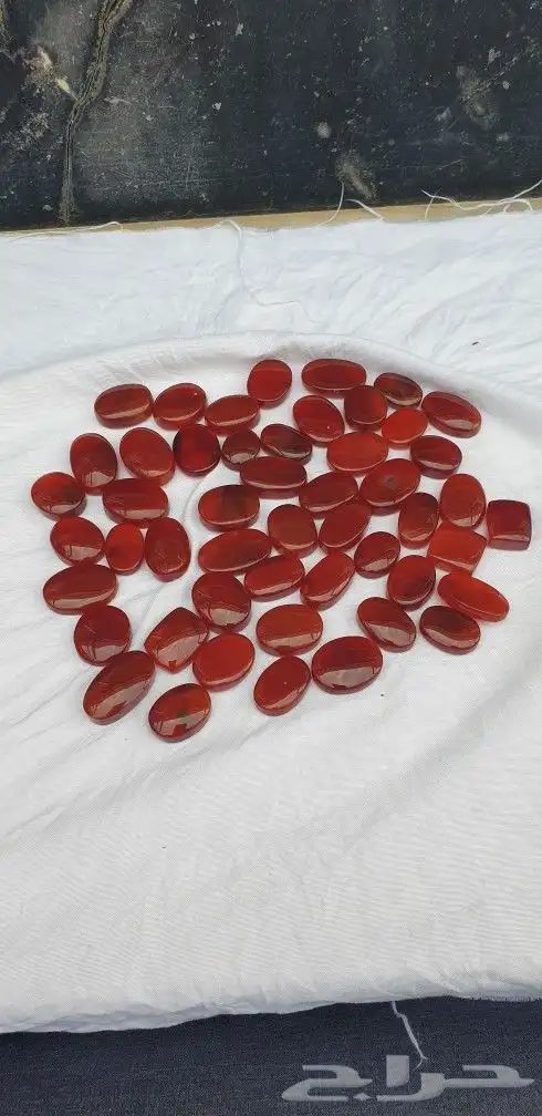 احجار عقيق يماني رماني واحمر 2