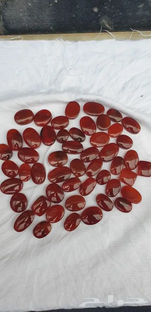 احجار عقيق يماني رماني واحمر 1