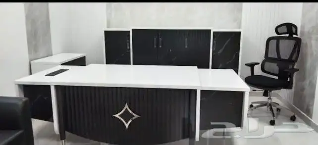 جديدة مكتب المدير فخمة مودرن شكل طقم كامل 220سم 240سم 260سم 4