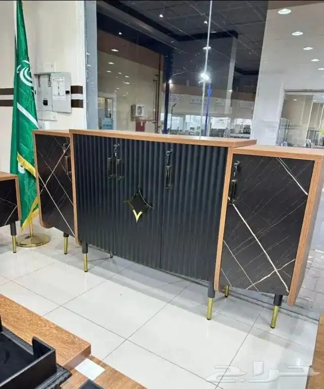 جديدة مكتب المدير فخمة مودرن شكل طقم كامل 220سم 240سم 260سم 1