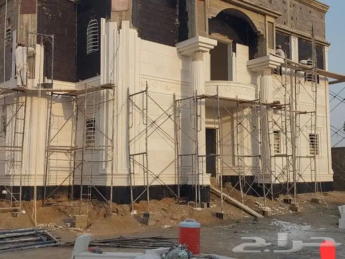 مقاول حجر رياض ابيض نساح حجرطبيعي واجهات خارجية ديكورات حجر 34