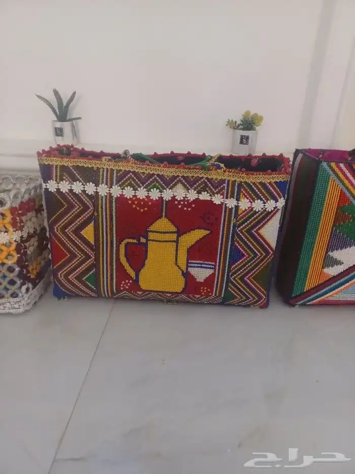 سلال قهوه وشاي شغول يد 1