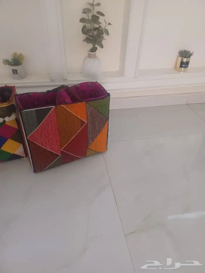 سلال قهوه وشاي شغول يد 3