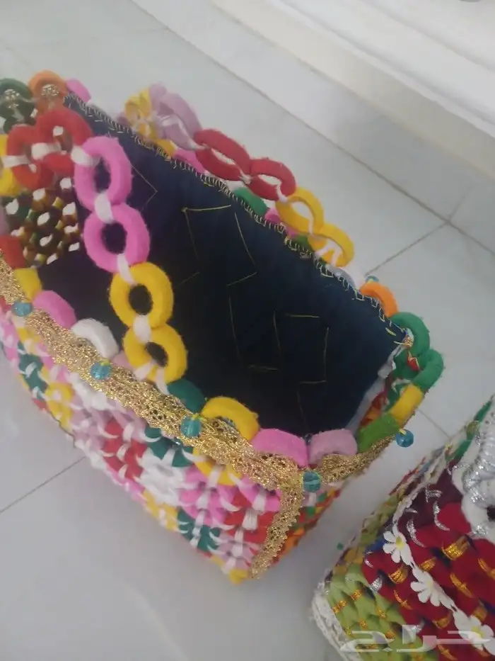 سلال قهوه وشاي شغول يد 6