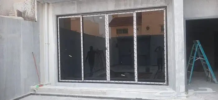 المنيوم واجهات درايش سحاب زجاج شتر باب ابواب المنيوم 20