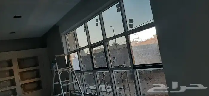 المنيوم واجهات درايش سحاب زجاج شتر باب ابواب المنيوم 7