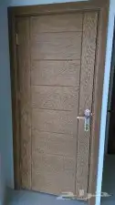 Wooden doors iron doorsدرذ سنيل وزج باب wpv 4