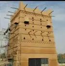مباني تراث ظين وحجر وسقواف وتليوست وترميمت البيوت القديمه لل 9