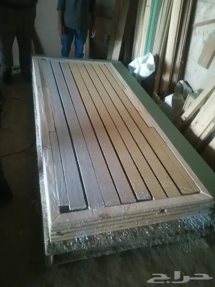 Wooden doors iron doorsدرذ سنيل وزج باب wpv 17
