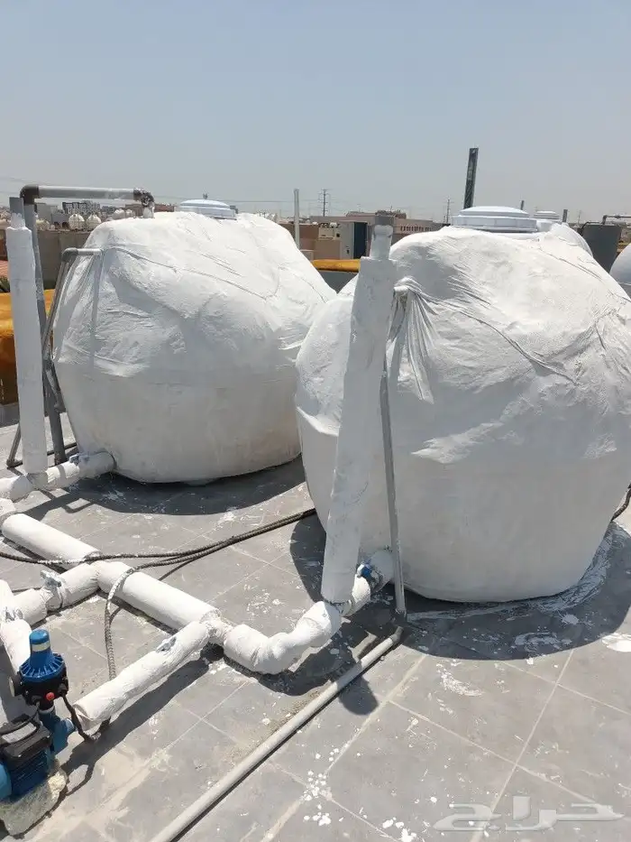 تغليف وعزل المواسير المياه من الحرارة عزل اسطح كشف تسرب المي 1