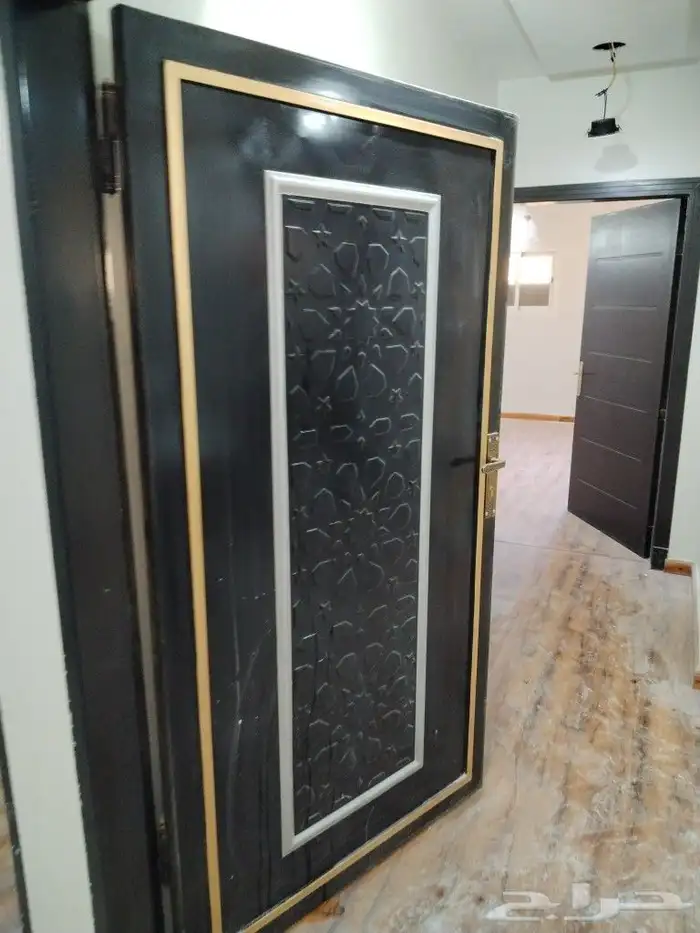 Wooden doors iron doorsدرذ سنيل وزج باب wpv 37