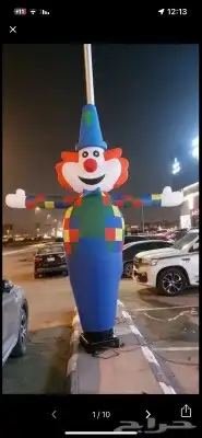 استاند بوابه مع بلونات راقصه للتأجير المحلات الجديده 7