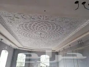 ديكورت دخاليه وحفر مغربي وجميع الجبسيات جبس برد بديل ارخام ب 9