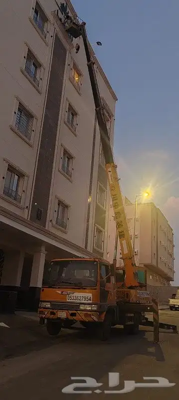 ونش كرين مكه المكرمة رافعه للايجار اليومي والساعه 2