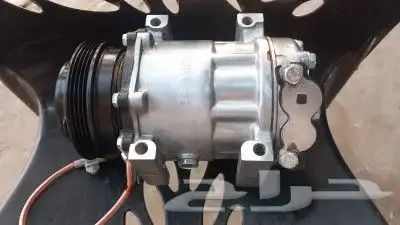 كمبروسر مكيف جديد لجميع انواع السيارات مع تركيب و بدون 8
