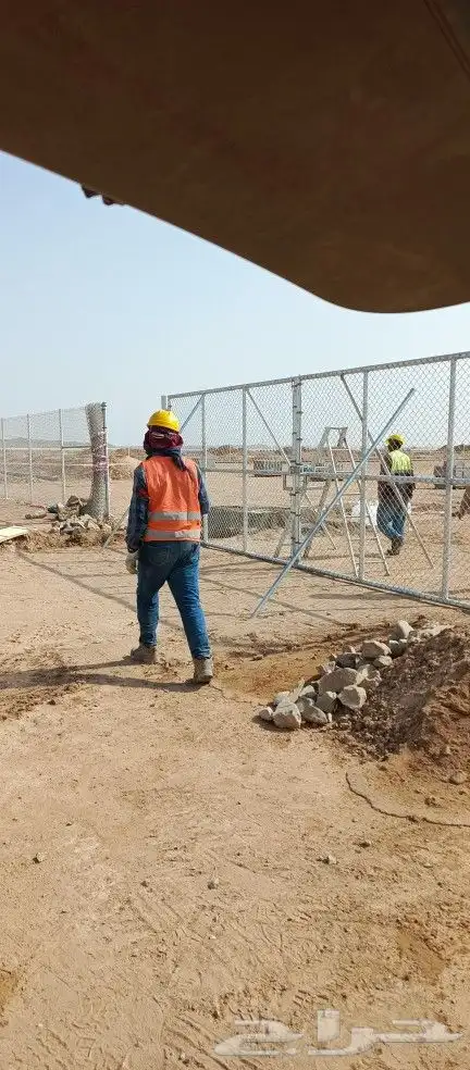 مقاول شبوك المجلفن والعايدي والسياج الامني 3