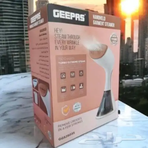 جيباس كاوية بخار يدوية 1500 واط سعة 1.5 لتر Geepas Handheld 7