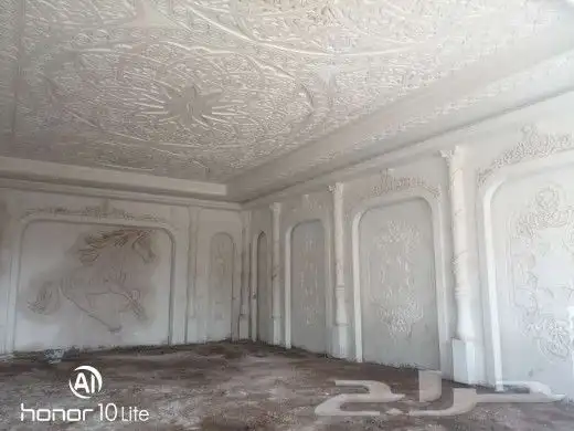 ديكورت دخاليه وحفر مغربي وجميع الجبسيات جبس برد بديل ارخام ب 1